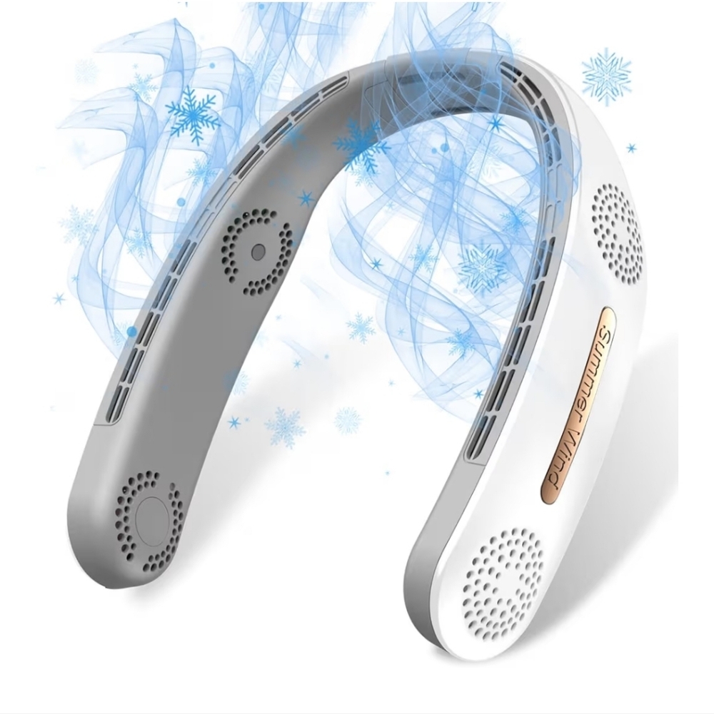 Neck Fan 4 Turbo 6000mAh Portable 360 Cooling Airflow Bladeless USB Rechargeable